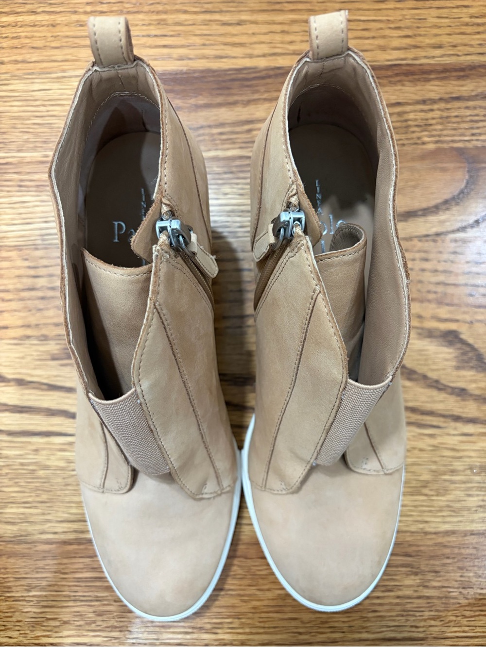 Linea Paolo Suede Wedge Heel Sneaker Bootie Felicia (7) - Picture 11 of 12